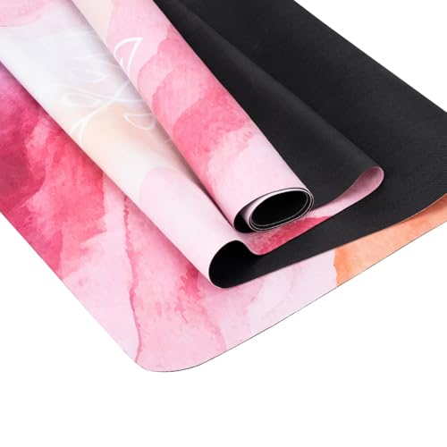 MicaYoung Yoga Mat 1.5 mm Thick for Hot Yoga Pilates Exercise Home Stretches Gym Outdoor Workout with Carrying Bag, 24"W x...