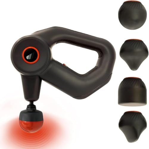 Wellbody 3 Deep Tissue Percussion Massager with Heat Ball Technology | 3 Speed Options | Portable Handheld Massage Gun for...
