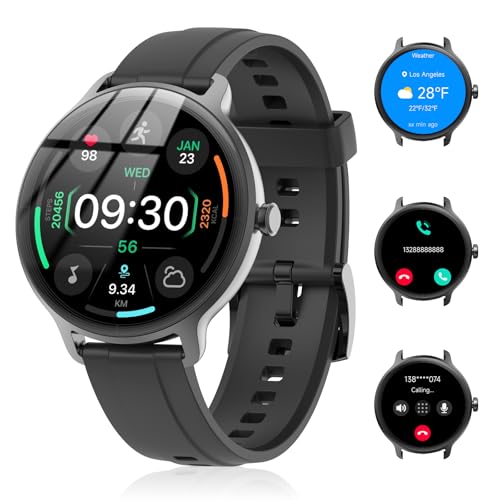 Smart Watch for Men Women(Answer/Make Calls), Smartwatch Built-in AI Voice, 1.27" HD Fitness Tracker with Heart Rate/Slee...