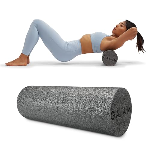 Gaiam Restore Foam Roller for Muscle Massage - Deep Tissue Muscle Massager for Sore Muscles & Stimulation - Total Body Pai...
