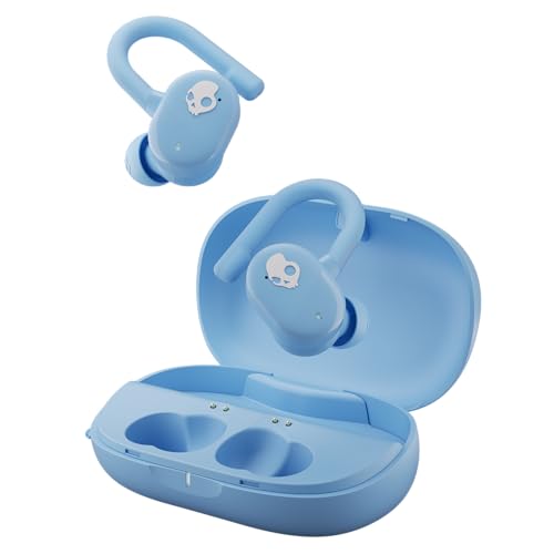 Skullcandy Push Play Active Wireless Earbuds, Bluetooth Headphones, Noise Isolating Fit, 34 Hrs Battery, Secure-Fit Over-E...