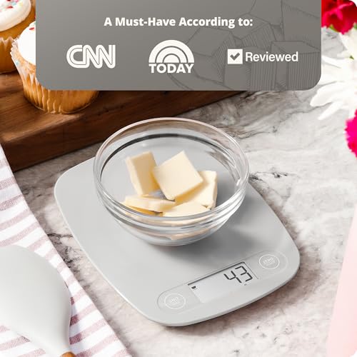 Greater Goods Food Scale - Digital Kitchen Scale, 1g Precision, Easy-Tare & Quick Conversion, Slim Compact Design, Durable...