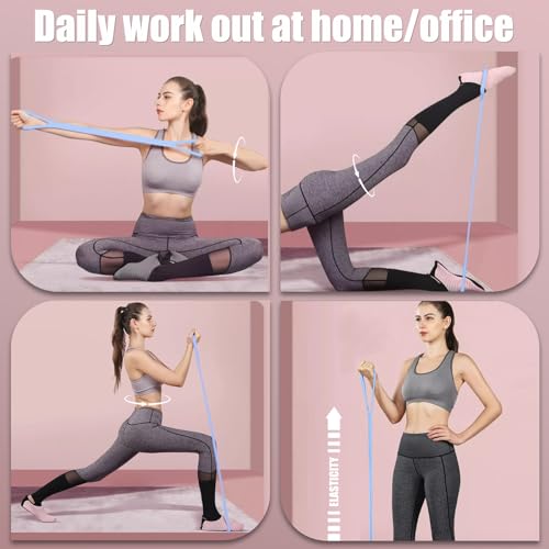Figure 8 Resistance Band, Elastic Band, Stretch Bands, for Arm,Shoulder, Back,Leg Stretching, Upper Body Workout Equipmen...