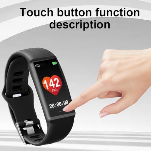 FITCENT Heart Rate Monitor Chest Strap with Fitness Tracker, ANT+ 5.3Khz Bluetooth Heart Rate Monitor Compatible with Pola...