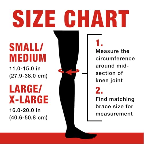 ACE Brand Compression Knee Support Neoprene, Large/X- Large