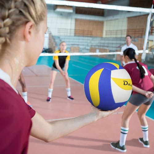 Dakapal Official Air Volleyball – Soft & Lightweight Volleyball for Recreation, Training, and Outdoor/Indoor Play – Offici...