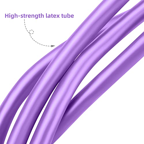 Multi-Function Tension Rope – 4 Tube Resistance Bands with Handles – Sit Up Exercise Equipment Home Gym Tummy Trainer for ...