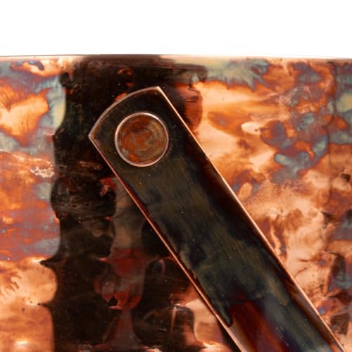 Creative Co-Op 3-Quart Hammered Oxidized Stainless Steel Ice Bucket, Copper Finish