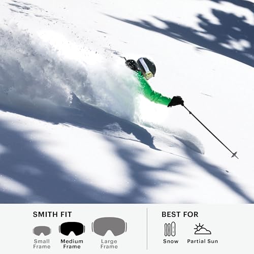 SMITH Transfer Snow Goggles – Performance Ski & Snowboard Goggles with Cylindrical Lens – For Men & Women