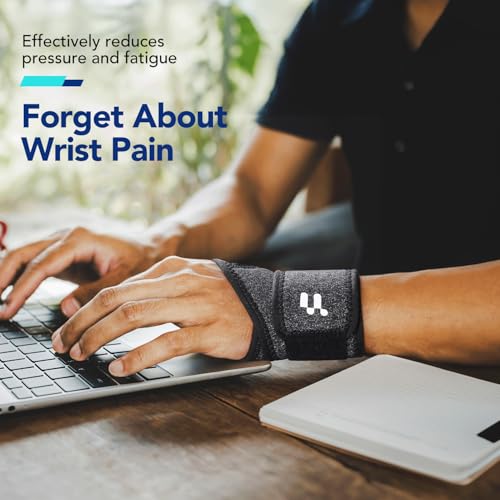Wrist Brace with Soft Thumb Opening for Mild Carpal Tunnel Tendonitis Arthritis Sprains (Not for Thumb), Compression Hand ...