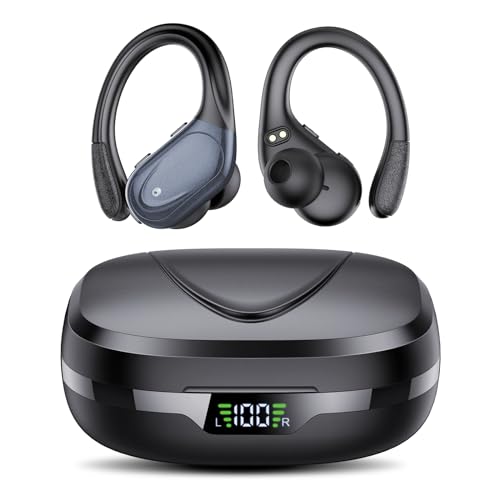 Ear buds Wireless Earbuds Bluetooth 5.3 Headphones 60hrs Playtime with Digital Display Sports Wireless Headphones with Ear...
