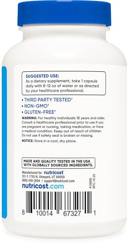 Nutricost Electrolyte Complex Advanced Hydration (120 Capsules) - 8 Hydrating Electrolytes & Vitamins, Gluten Free, Non-GM...