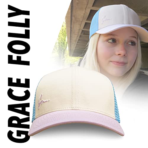 Grace Folly Beach Trucker Hats for Women- Snapback Baseball Cap for Summer