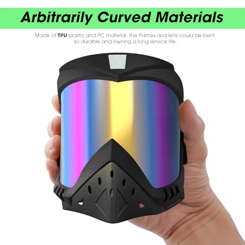 Motorcycle Goggles, Dirt Bike, Ski, ATV Windproof Racing Goggles, for Adults, Men, Women, Youth