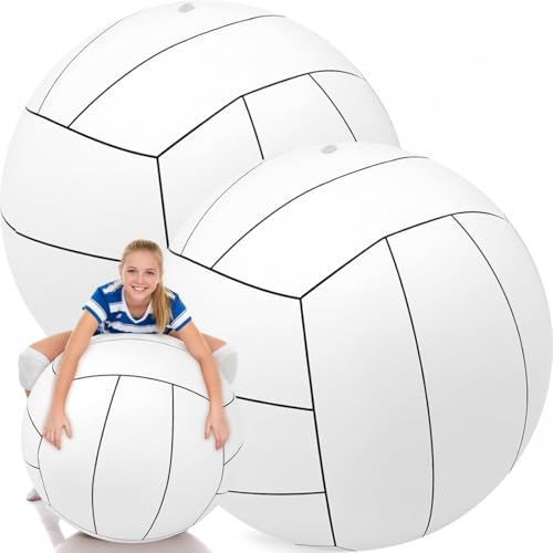 Libima 27 Inch Giant Inflatable Volleyball Large Beach Pool for Outdoor Activity Themed Party