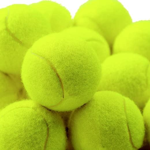 VIV Advanced Tennis Balls Bulk, 30/50/100+ Pack Practice Balls Pressure Bouncing 53in High Durable, Official Size Pet Dog ...