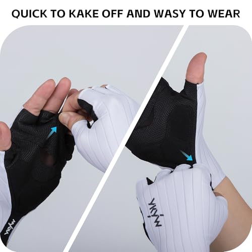 YKYWBIKE Cycling Gloves - Half Finger Bicycle Gloves for Men and Women