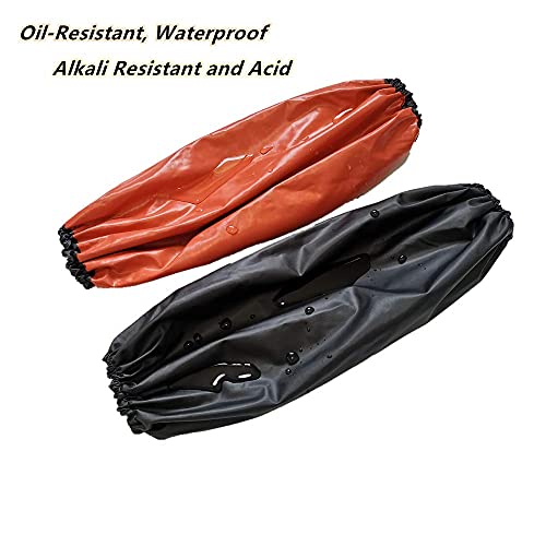 TonLing Waterproof Arm Sleeves Covers, PVC Arm Protector, Oilproof Oversleeves Protection, Forearm Protector for Cleaning ...