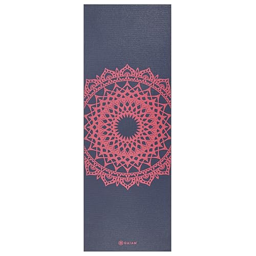 Gaiam, Yoga Mat 4 Mm Pink Marrakesh