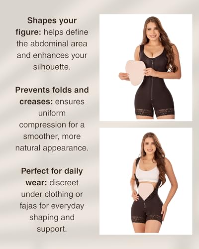 SHAPE CONCEPT Pear Ab Board Post Surgery Liposuction for Enhancing Waist Trainer Effects, Versatile Tummy Tuck Board