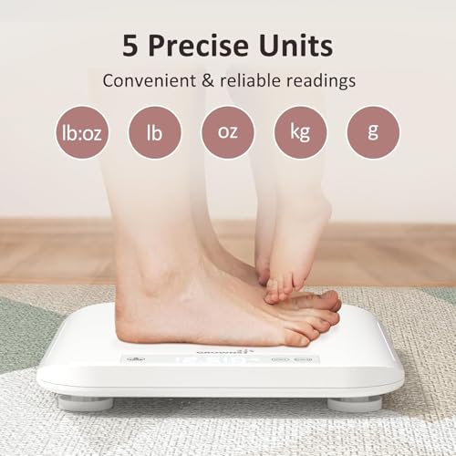 Baby Scale, Multifunctional Baby Weight Scale, Pet Scale for Puppy, Cat, Adult Scale Up to 330lbs, Accurate Digital Scale ...