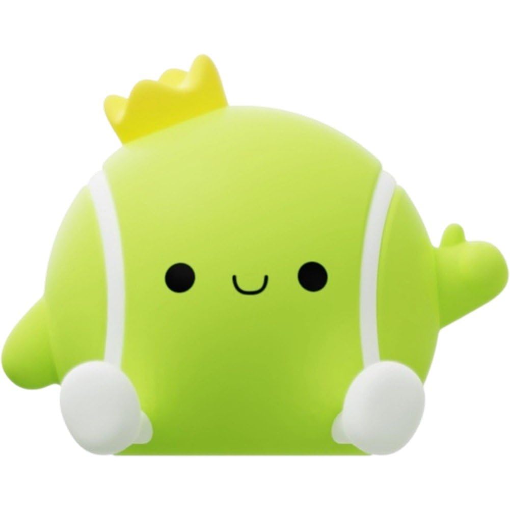 Pkhoxw Tennis Gifts, Cute Tennis Ball Silicone Night Light, Suitable for Breastfeeding Working Sleep for Baby Kids Teens Adults