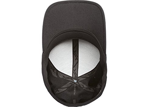 Flexfit Men's Delta Seamless Baseball Cap, Black, Large-X-Large