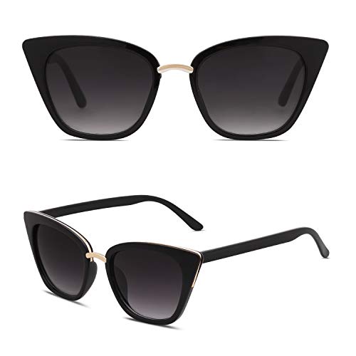 SOJOS Cat Eye Designer Sunglasses Fashion UV400 Protection Glasses SJ2052