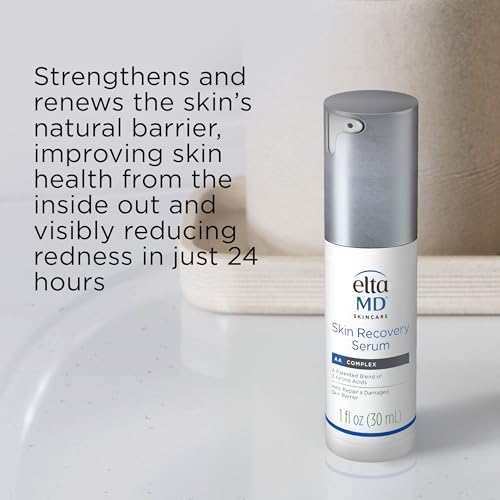 EltaMD Skin Recovery Face Serum, Redness Relief, Facial Serum Visibly Reduces Redness in 24 Hours, For Sensitive Skin, 1.0...
