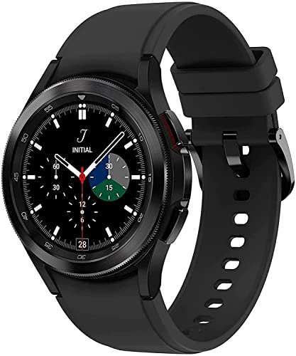 SAMSUNG Galaxy Watch 4 Classic 42mm Smartwatch with ECG Monitor Tracker for Health, Fitness, Running, Sleep Cycles, GPS Fa...