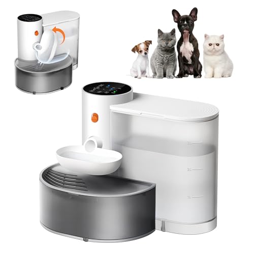 Potaroma Smart Wireless Pet Water Fountain, No Filter, 3.5L Large Capacity, Rechargeable Automatic Water Dispenser for Cat...