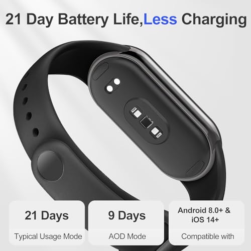 XIAOMI Mi Smart Band 10 (2025) - 1.72" AMOLED Display | 21 Days Battery Life | Touchscreen, Multi-Sport Tracker, Activity ...