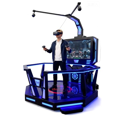 VR Omni-Directional Treadmill Platform System - Commercial Arena with 200+ Games, Remote Updates & Multiplayer Support, Al...