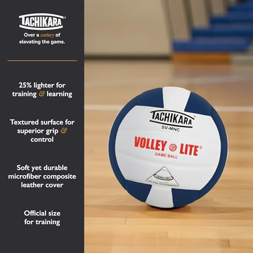 Tachikara SVMNC Volley Lite volleyball (Black/White)