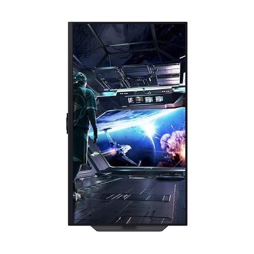 Samsung 32” Odyssey G7 (G70D) 4K UHD IPS 144Hz 1ms(GtG) Smart Gaming Monitor, G-Sync Compatible, AMD Freesync Premium, Vivid Colors, Adjustable Stand, Black Equalizer, LS32DG702ENXZA