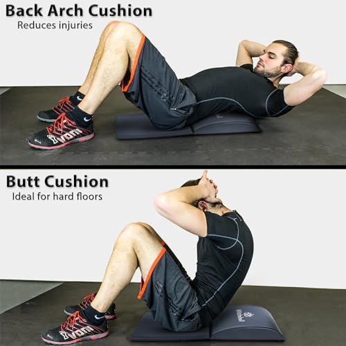 Sit-up Mat for Exercise - High-Density Foam Structure Abdominal Sit-up Pad - Folding Mat Exercise for Full-Range Ab Motion...