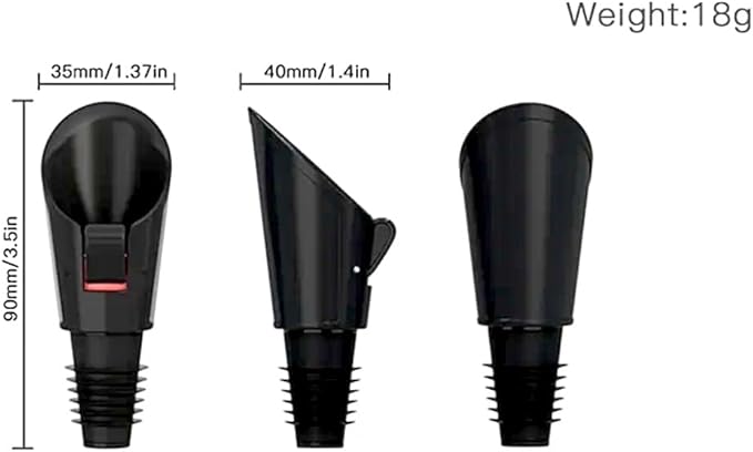 Reusable Wine Stopper Pourer - 2-in-1 Airtight Bottle Stopper with Leakproof Pour Spout - Wine Preserver for Red & White Wine - Bar Accessories Gift