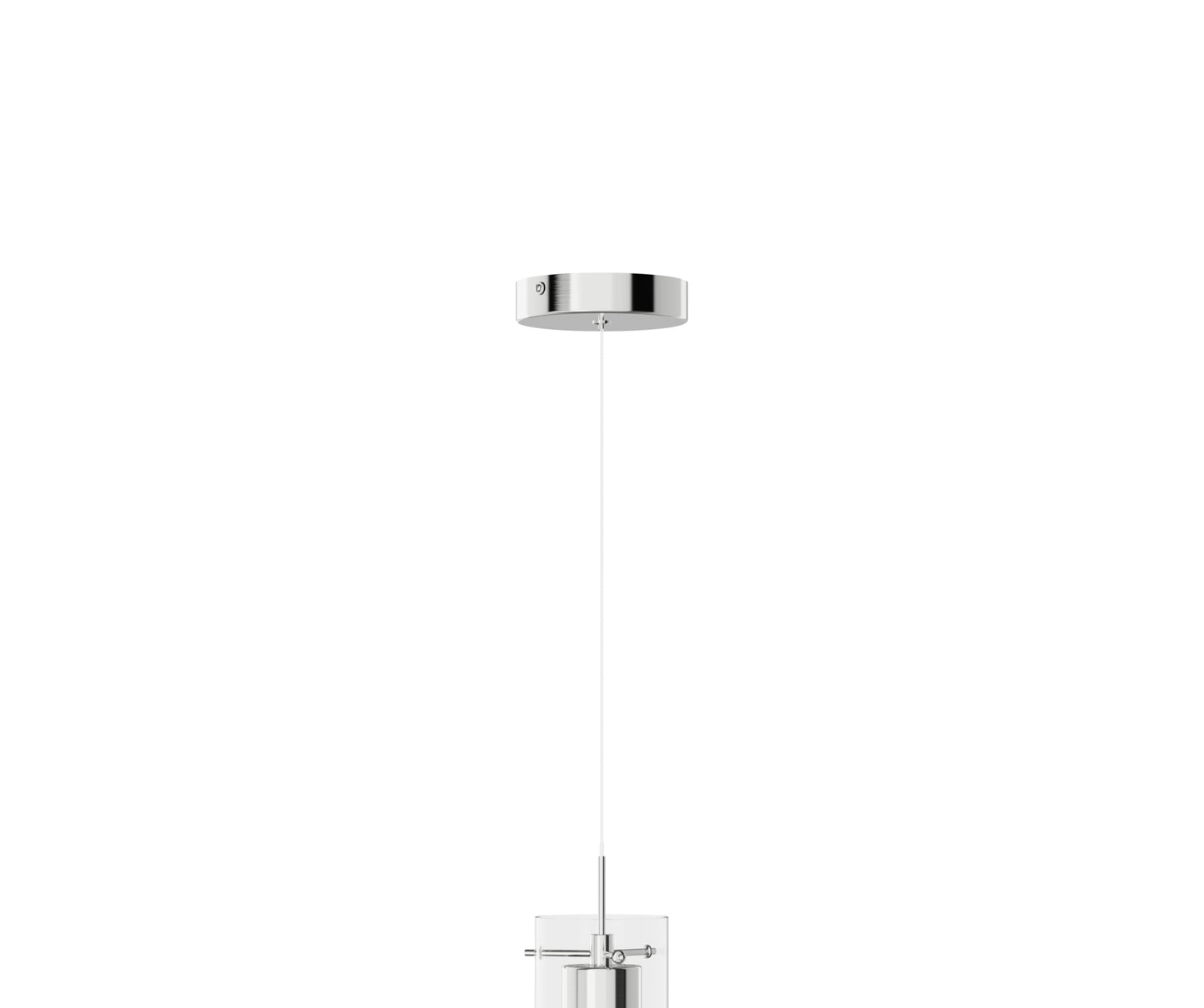 Tawson 1-Light Pendant Ceiling Light Fixture, Integrated Led, Silver Bubble Glass, Model 12710, Ideal For Kitchen, Hallway, Dining Room