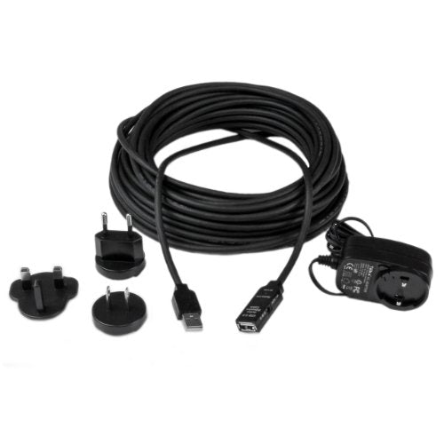 StarTech.com 10m USB 2.0 Active Extension Cable M/F - 10 meter USB 2.0 Repeater / Extender Cable USB A (M) to USB A (F) 10...