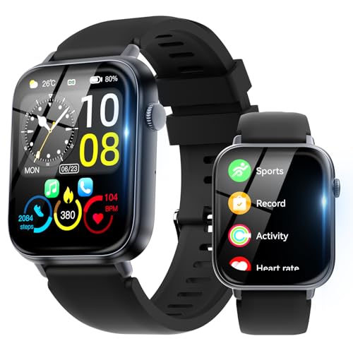 Smart Watch for Men Women Answer/Make Call, 1.85" HD Fitness Tracker with 24/7 Heart Rate & Sleep Monitor, 110+ Sports Mod...