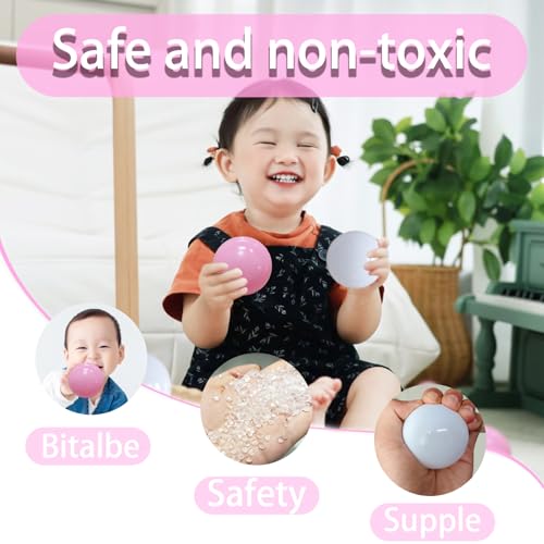 VivaVolt Ball Pit Balls 100 - Safe Phthalate Free BPA Free Ball Pits Balls for Toddlers, 2.2 Inch Bright Colors Crush Proo...