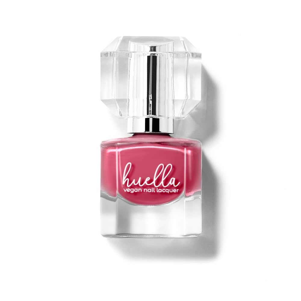 Huella Vegan Nail Polish, Clean Beauty, 15-Free & Cruelty-Free - Longwear, Glossy Finish, Chip-Resistant, Lacquer (Avec Plaisir)