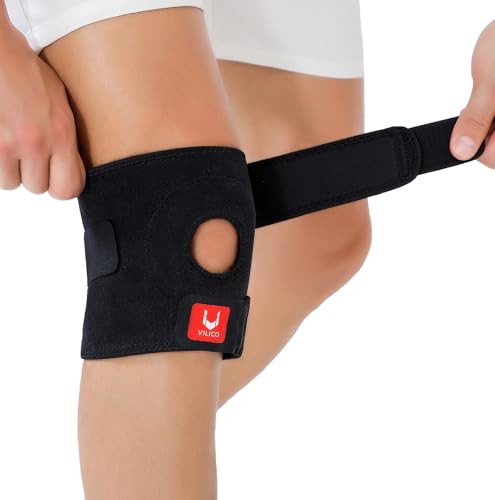 Knee Brace for Women Men Knee Braces for Knee Pain ACL MCL Arthritis Joint Pain Relief, Adjustable Compression Sleeve Pate...