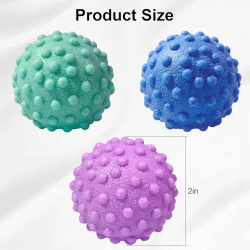 Foot Massage Ball Myofascial Release, Pain Relieve from Plantar Fasciitis, Massage Tool for Tight Muscles and Sore Feet, R...