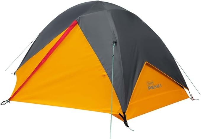 Coleman PEAK1 Premium Waterproof Backpacking Tent with Rainfly & Footprint, Lightweight Camping Tent Withstands Winds up t...