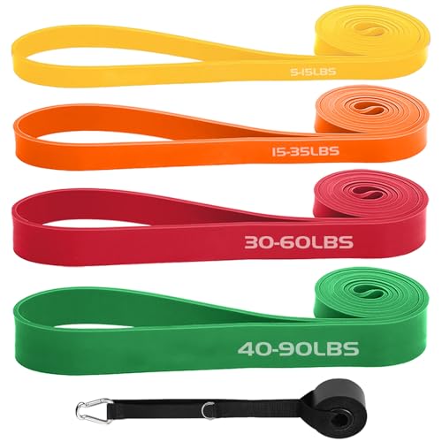 Exercise Bands Resistance Bands for Working Out,Pull Up Bands Set,at Home Workout Equipment,Workout Bands for Men and Wome...