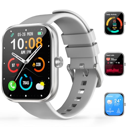 Smart Watch for Men Women, 1.83" HD Touchscreen Fitness Watch with Bluetooth Call & Message Notifications, 110+ Sport Mode...