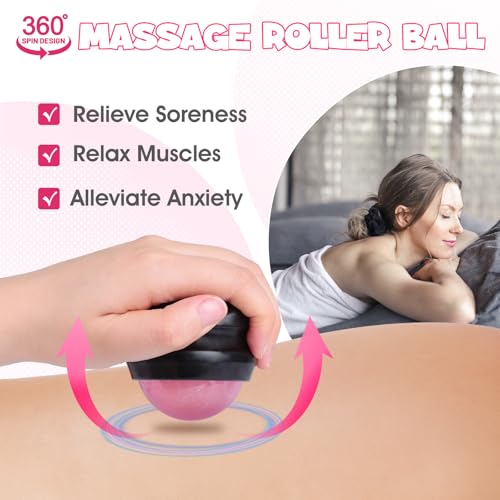 OAKDOLCHE Birth Comb & Massage Roller Ball Kit for Women Labor and Delivery Essentials, Wooden Labor Comb Pregnancy Must H...