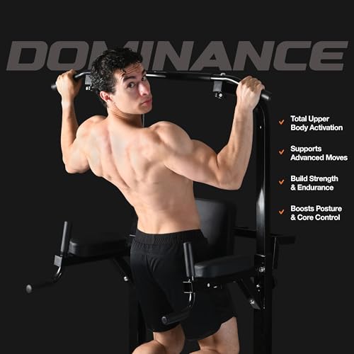 Pull Up Bar Free Standing - Power Tower, Multi-Functional Pullup Dip Station, Calisthenics Equipment Station For Home Gym...