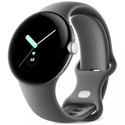 Google Pixel Watch 41mm Smartwatch with LTE WiFi, GPS, BT and Heart Rate Monitor in Bulk Packaging (Polished Silver)